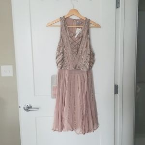 ASOS bead-embellished midi dress!